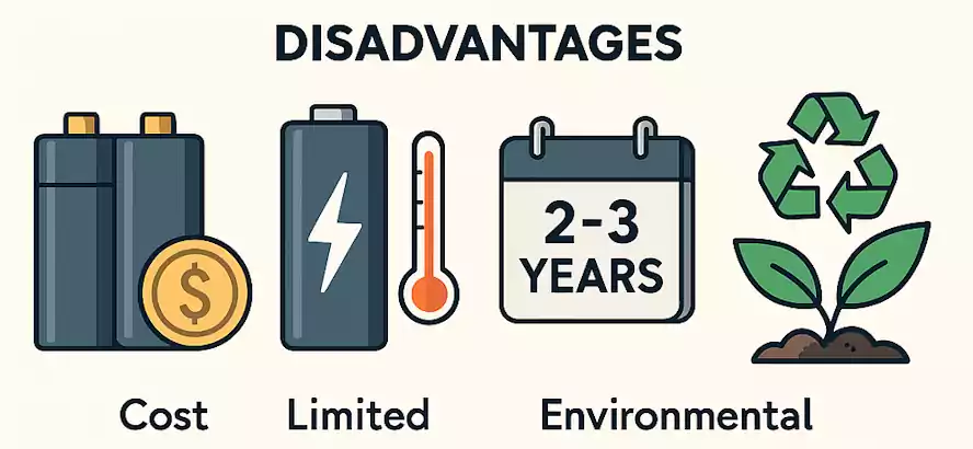 리튬 배터리의 미래 : 지속 가능한 발전 3 리튬 배터리의 미래 지속 가능한 발전_단점