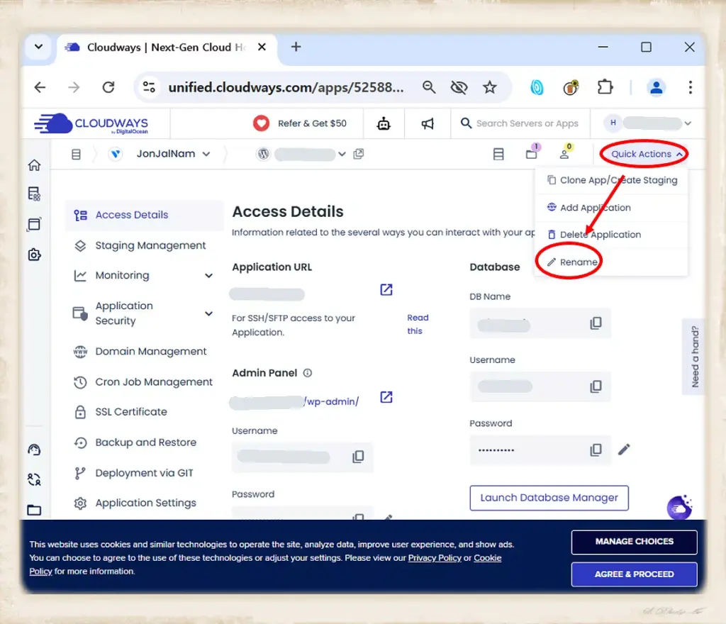 워드프레스 글쓰기 클라우드웨이즈 어플 이름 변경 4 어플quick_Rename