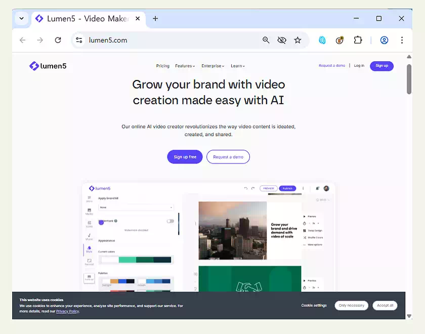 생성형 AI 무료 비교 완전 정리 - 생성형 AI 무료 툴, 유료 플랜 비교 분석 4 생성형 AI 무료 비교_생성형 AI 무료 툴_Lumen5