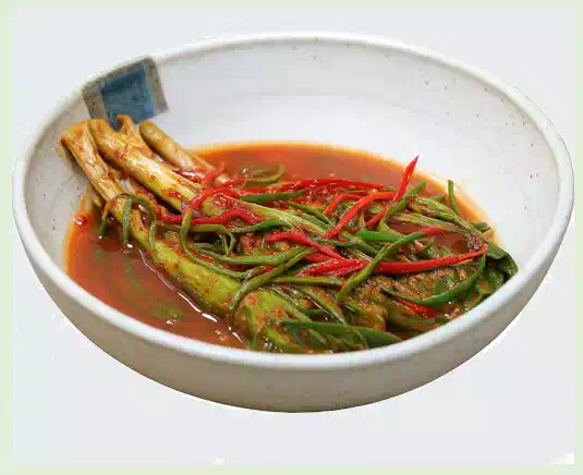 07한국 사찰 음식 비건 음식_상추대궁김치