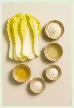 4가을철 사찰음식 레시피 모음_배추전재료