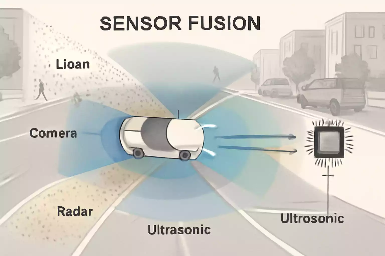 미래 기술 혁신 : AI와 첨단 과학의 융합 2 미래-기술-혁신_자율 주행차 센서 융합