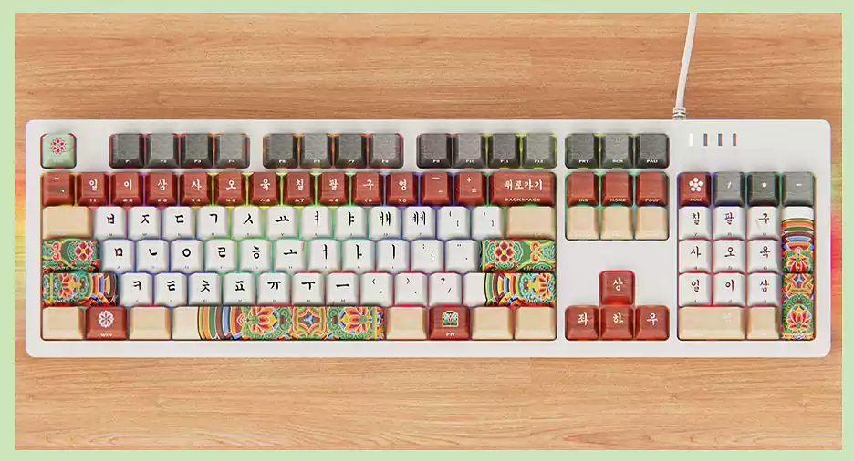 케데헌 굿즈, 국립중앙박물관 굿즈샵 - 케데헌 호랑이 더피 K-컬처 기념품 7 케데헌 굿즈_국립중앙박물관 굿즈샵_굿즈샵단청기계식키보드