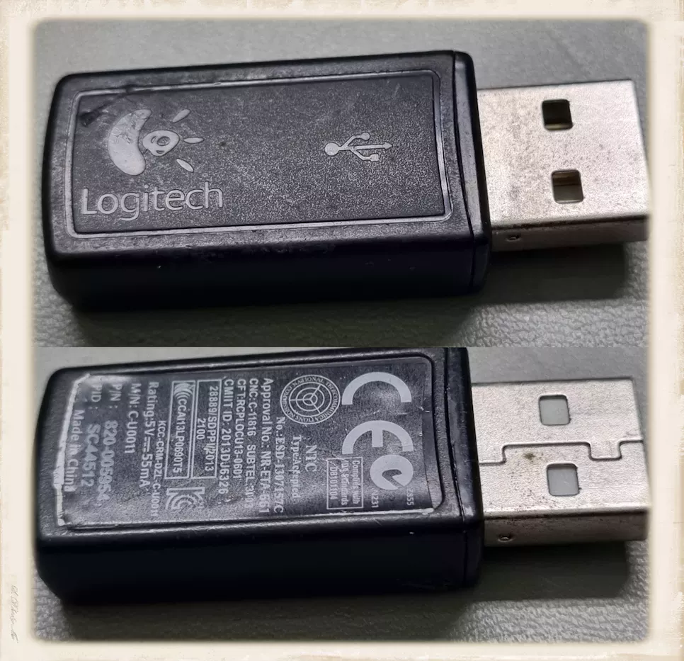 K270 로지텍 영문 키보드 새 리시버 연결 3 K270 로지텍 영문 키보드_새 리시버 연결_리시버