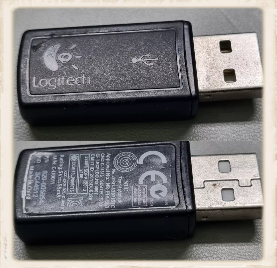 K270 로지텍 영문 키보드 새 리시버 연결 4 K270 로지텍 영문 키보드_새 리시버 연결_리시버