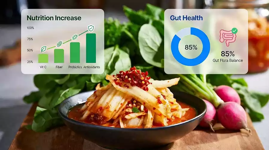 Benefits of Kimchi Fermentation: How Cabbage Becomes Probiotic Food | 김치 5 kimchi fermentation_benefits of kimchi fermentation4_Health and Nutrition