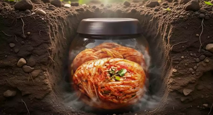Benefits of Kimchi Fermentation: How Cabbage Becomes Probiotic Food | 김치 8 kimchi fermentation_benefits of kimchi fermentation7_Traditional earthenware
