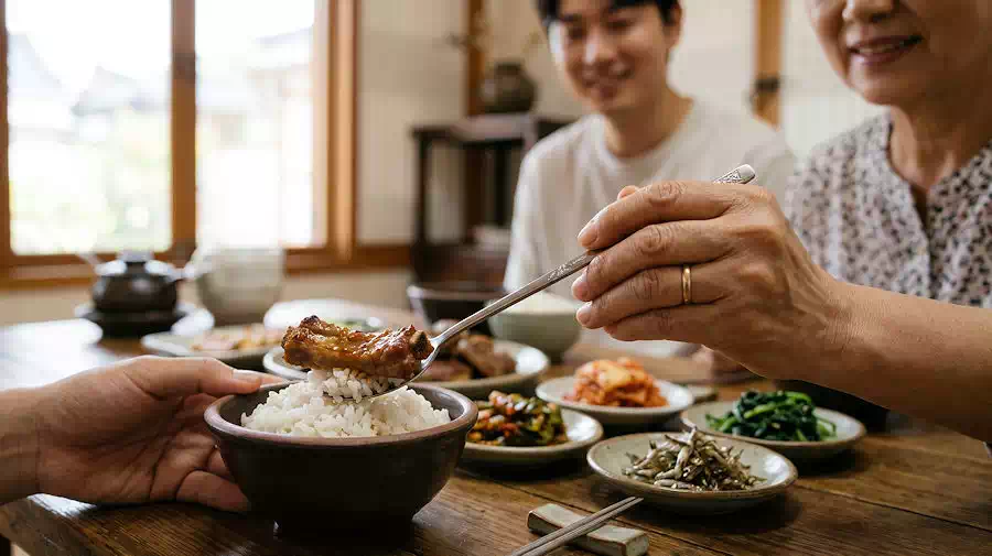 K-Drama Food: The Hidden Language of Meals and Relationships 4 Sharing korean food culture