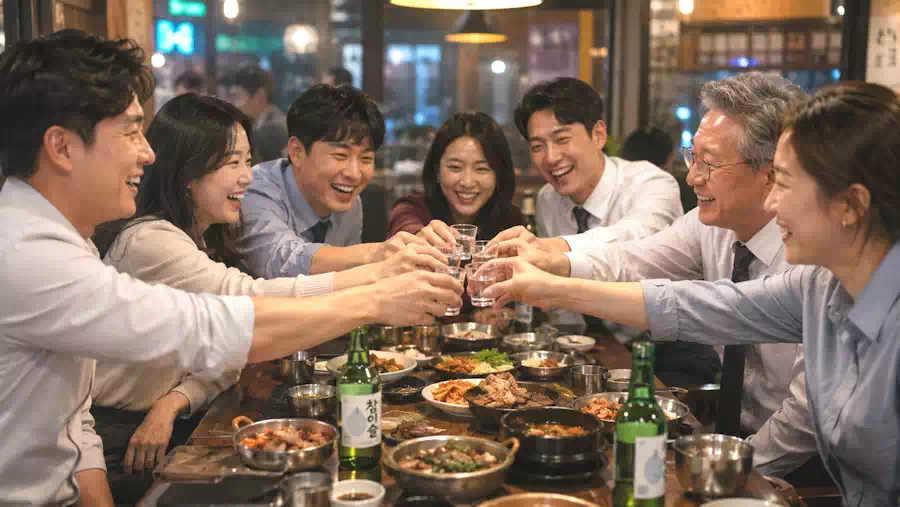 Korean Drinking Culture: Essential Rules for Sharing Soju(소주) 2 Essential rules of drinking
