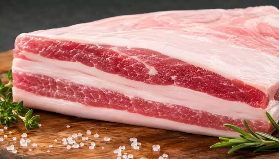 What is Samgyeopsal? Everything You Need to Know About Korean Pork BBQ 2 Raw Samgyeopsal pork belly