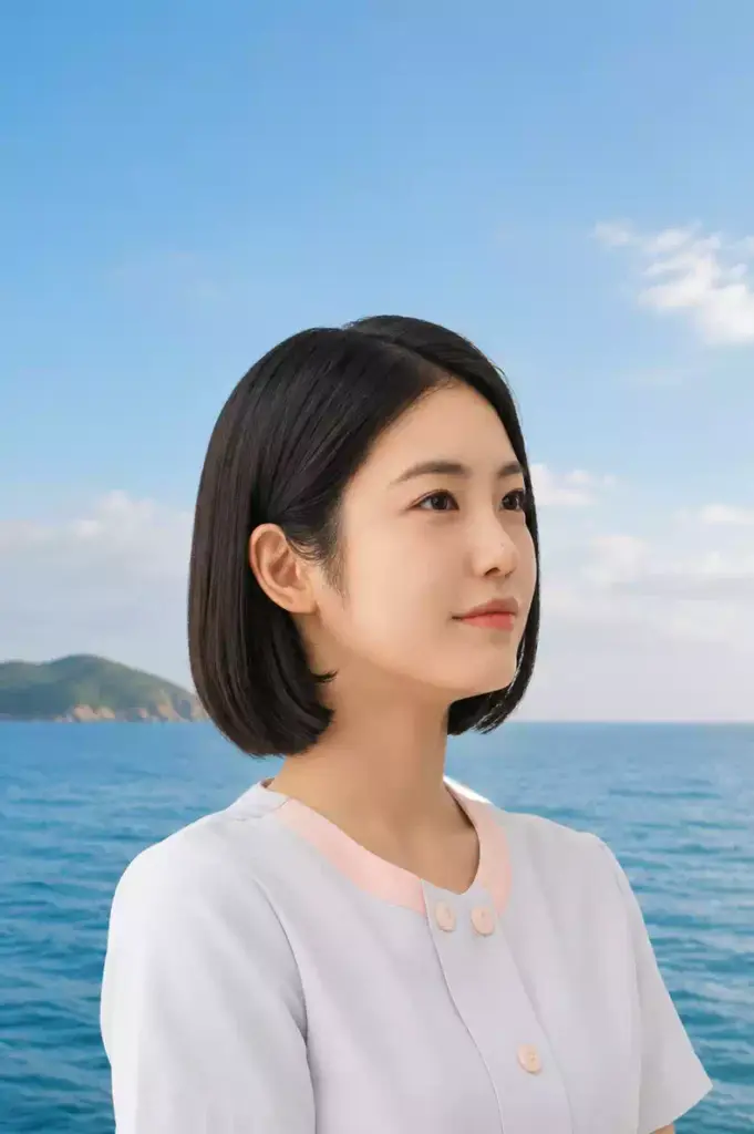 Doctor on the Edge Cast Guide: Meet the Stars of the New Hit K-Drama - 닥터 섬보이 3 Shin Ye-eun portraying the mysterious and gentle nurse Yuk Ha-ri in Doctor on the Edge.